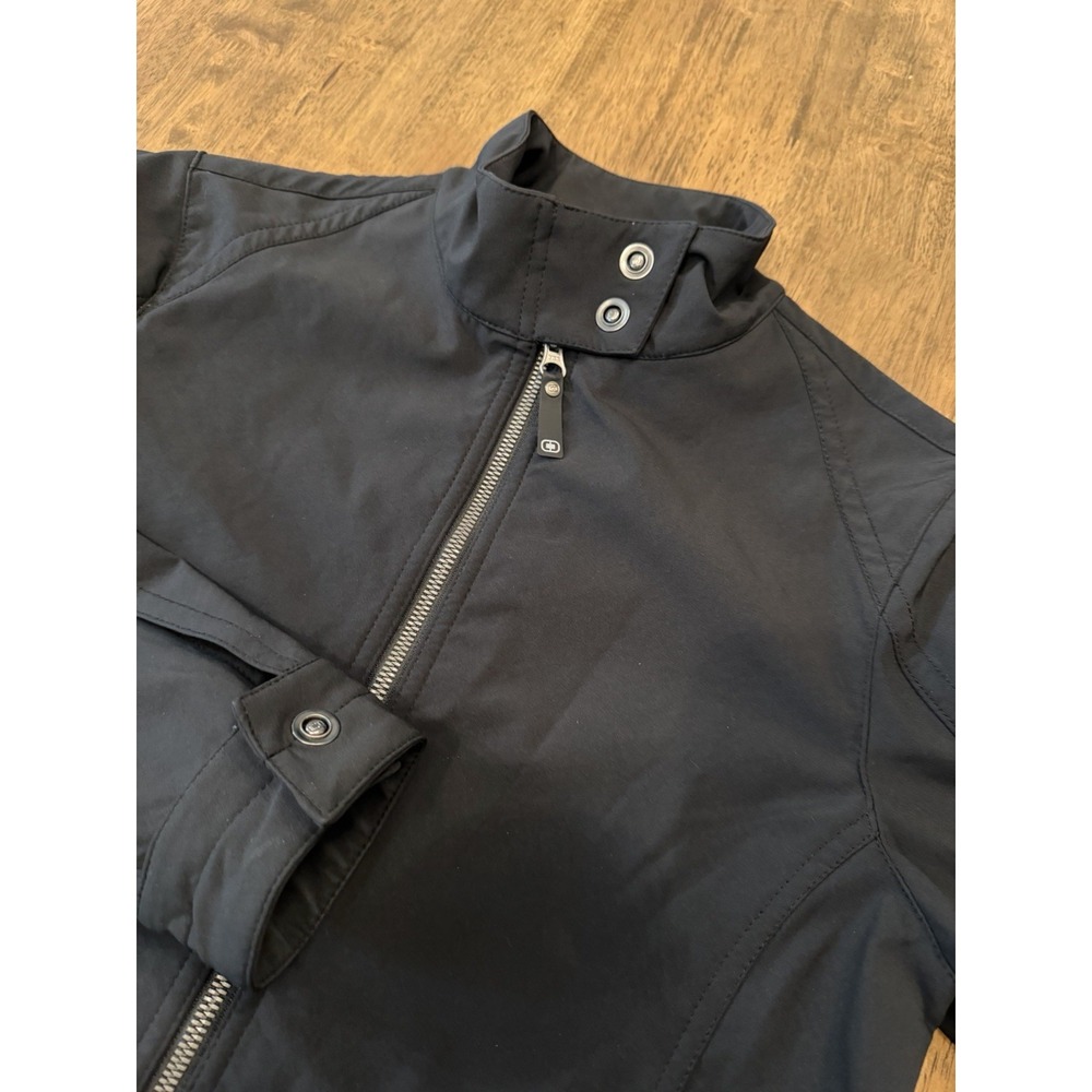 OGIO Women's Moxie Moto Jacket Size M Black Full Zip Softshell Tactical Cadet